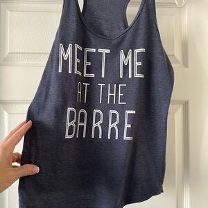 Navy Blue Tank Top - Meet Me at the Barre